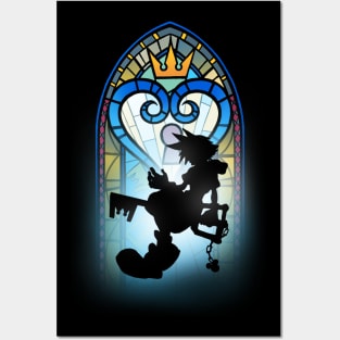Heart Window - Kingdom Hearts Video Game - Stained Glass Posters and Art